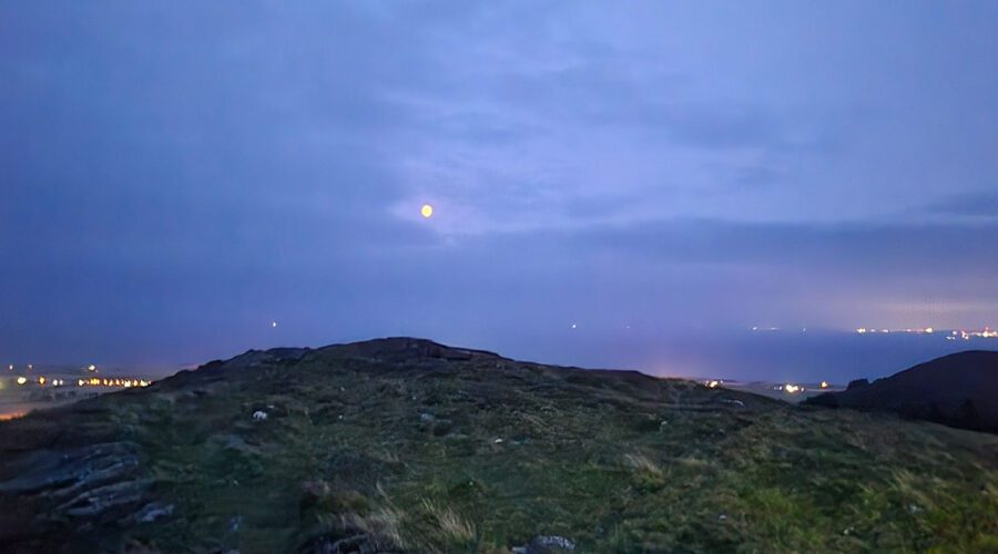Cooley landscape at night.